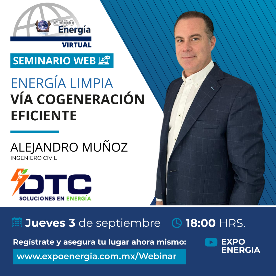 Webinar Energía limpia vía cogeneración eficiente